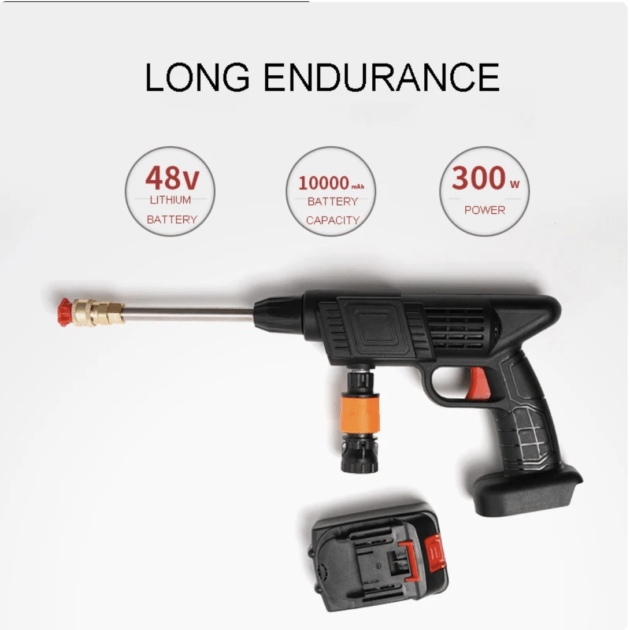 Pistolet de lave auto à pression électrique sans fil