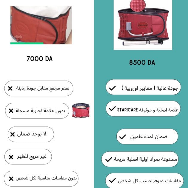 Ceinture Dorsale Gonflable Starcare    حزام الظهر الطبي القابل للنفخ ✅الاصلي